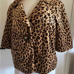 Apt. 9 Brown and Black Cape Jacket